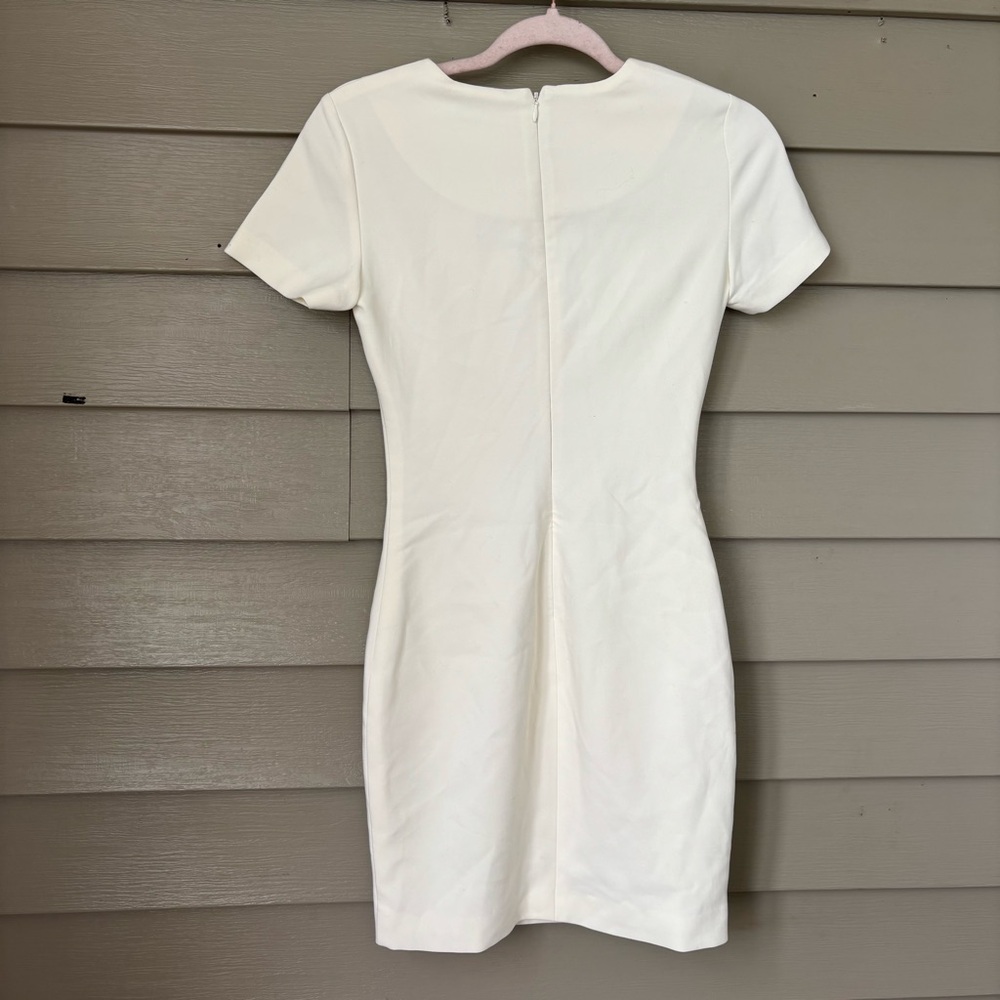 Likely Manhattan White Short Sleeve Mini Dress - Picture 2 of 8
